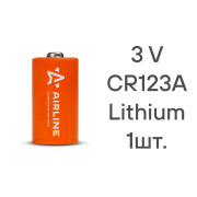 AIRLINE CR123A01 Батарейка CR123A 3V литиевая 1 шт. (CR123A-01)