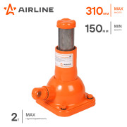 AIRLINE AJR01S Домкрат винтовой 2т 150-310мм