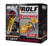 ROLF 322957 Масло моторное ROLF 3-SYNTHETIC 5W-30 C3 SN 4л Акция 4+1