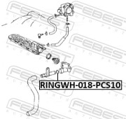 Febest RINGWH018PCS10 Кольцо уплотнительное системы охлаждения