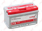 LYNXauto E19 Аккумулятор 85 Ah, 780 A, обратная, 315x175x175