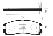 Sangsin brake SP1046R