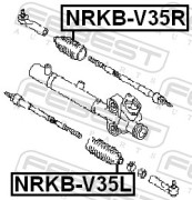 Febest NRKBV35L Пыльник рулевой рейки левый