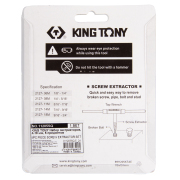 KING TONY 11205SQ Набор экстракторов, 4-19 мм, 5 предметов