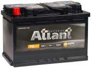 ATLANT AB751 Батарея аккумуляторная 75А/ч 660А прямая полярн. стандартные (Европа) клеммы