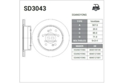 Sangsin brake SD3043