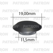PATRON P372818T Заглушка пластиковая