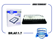 BRAVE BRAF17 Фильтр воздушный BR.AF.1.7  Solaris 10-, Rio 11-, Soul 1.6 11-