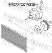 Febest RINGAH027PCS10 Кольцо уплотнительное трубки кондиционера