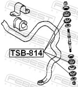 Febest TSB814 Втулка стойки переднего стабилизатора