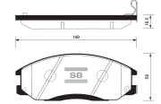 Sangsin brake SP1115