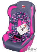 Little Car 126280 Автокресло детское 9-36кг. Little Car Comfort совы-розовый