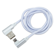 ARNEZI A0605030 Дата-кабель зарядный Micro USB Белый (угловой)