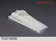 FENOX FUC14250 Хомут пластиковый (Стяжка) 4x250 мм, белый