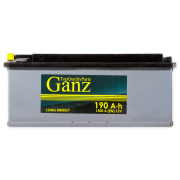 GANZ GA1903 Батарея аккумуляторная GANZ Standart 190А/ч 1300А 12V Обратная полярн. стандартные клеммы