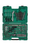 SATA 09014 Инструмент (набор) 120пр. Универсальный (Metric &amp; S.A.E) пласт.кейс