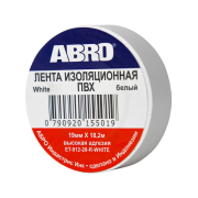 ABRO ET91220WHR Изолента 19 мм*18.2 м &quot;ABRO&quot; (белый)