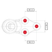 CTR CB0451R Опора шаровая