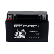 RED ENERGY RS1207 Батарея аккумуляторная 7А/ч 90А 12В прямая поляр. болтовые (МОТО) клеммы