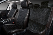 PSV 135145 Накидки в машину универсальные PSV Asterion PRO (Черный/Отстрочка белая), комплект на весь салон