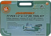 Jonnesway S04H52477S Набор инструмента универсальный 1/4"", 1/2""DR, 77 предметов