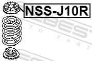 Febest NSSJ10R Проставка задней пружины верхняя