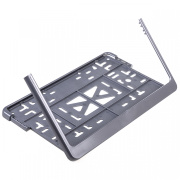 Skyway S04102010 Рамка для номера пластм 290*170 ГОСТ с защелкой SKYWAY серая без надписи 1 шт