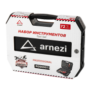 ARNEZI R0900072 Набор инструментов 72 пр. 1/4&quot;&quot;DR, 1/2&quot;&quot;DR
