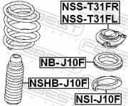 Febest NBJ10F Подшипник опоры переднего амортизатора