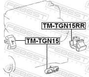 Febest TMTGN15 Подушка двигателя передняя