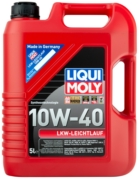 LIQUI MOLY 1185 Масло моторное синтетика LIQUI MOLY LKW-Leichtlauf-Motoroil Basic 10W-40 5 л.