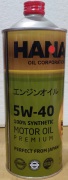 HANAKO 23021 Масло моторное синтетическое 5W-40 1 л.