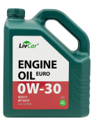 LivCar LC7110030004 Масло моторное LivCar Euro 0W-30 синтетика 4 л.