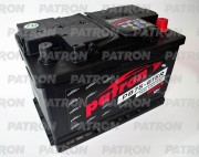 PATRON PB75615R Батарея аккумуляторная 75А/ч 615А 12В обратная поляр. стандартные (Европа) клеммы