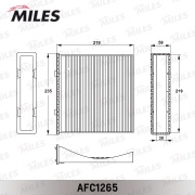 Miles AFC1265 Фильтр салонный
