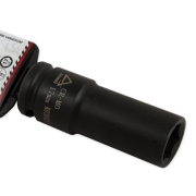 ARNEZI R0300317 Головка ударная 1/2&quot;&quot;DR 6-гр. 17 мм Cr-Mo удлиненная, на холдере
