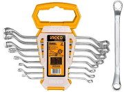 INGCO HKSPA3088 Набор накидных изогнутых гаечных ключей 8 шт