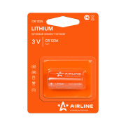 AIRLINE CR123A01 Батарейка CR123A 3V литиевая 1 шт. (CR123A-01)