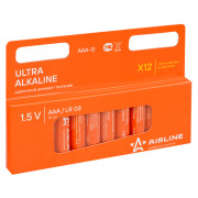 AIRLINE AAA12 Батарейки LR03/AAA щелочные 12 шт. (AAA-12)