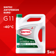 SINTEC 990554 Антифриз Euro G11 зелёный 5кг