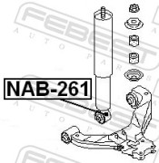 Febest NAB261 Сайлентблок переднего амортизатора