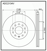 ALLIED NIPPON ADC2134V
