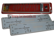 Torino HJPF015WH Рамка для ГОС. номерного знака HJ-PF015 WH (стальная основа в силиконовом корпусе с набором винтов)
