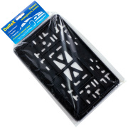 DOLLEX SPL1A35 Рамка номерного знака 290 х 170 (новый ГОСТ, тип 1А) пластм., книжка, черная