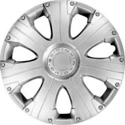Star S1529 Колпаки декоративные (на пруж.) R-15 Расинг серебристый (к-т 2 шт)
