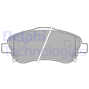 Delphi LP1786 Комплект тормозных колодок, дисковый тормоз