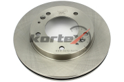 KORTEX KD0107 Диск торм. KIA SPORTAGE (K00) 94-03 перед.вент.(d=284mm)