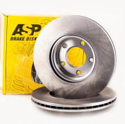 ASP 350213 Тормозной диск MAZDA 3 2.0 (BK, BL), 5 (CR, CW) перед. вент.