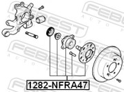 Febest 1282NFRA47 Ступица задняя