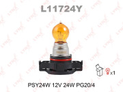 LYNXauto L11724Y Лампа накаливания (PSY24W 12V 24W PG20/4 AMBER)